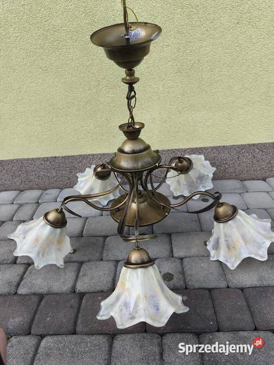 Żyrandol Tulipan 5x Lampa wisząca MADE IN POLAND Dębica