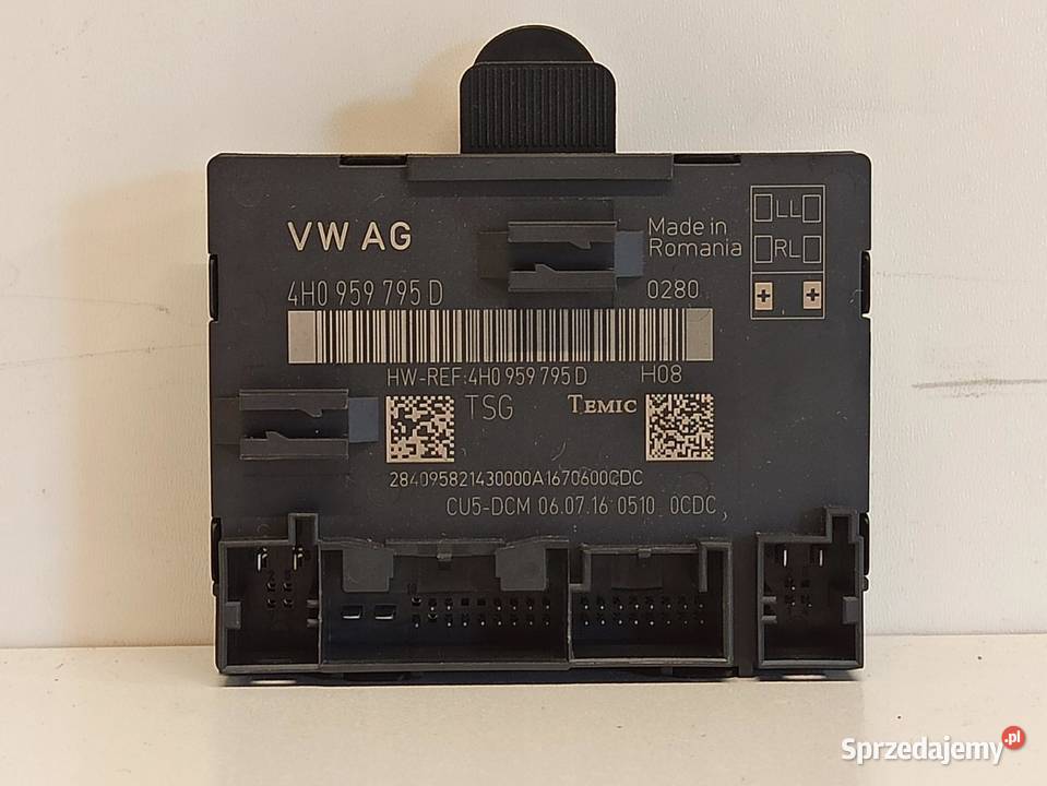 AUDI A8 D4 4H0959795D MODUŁ STEROWNIK DRZWI Komputery