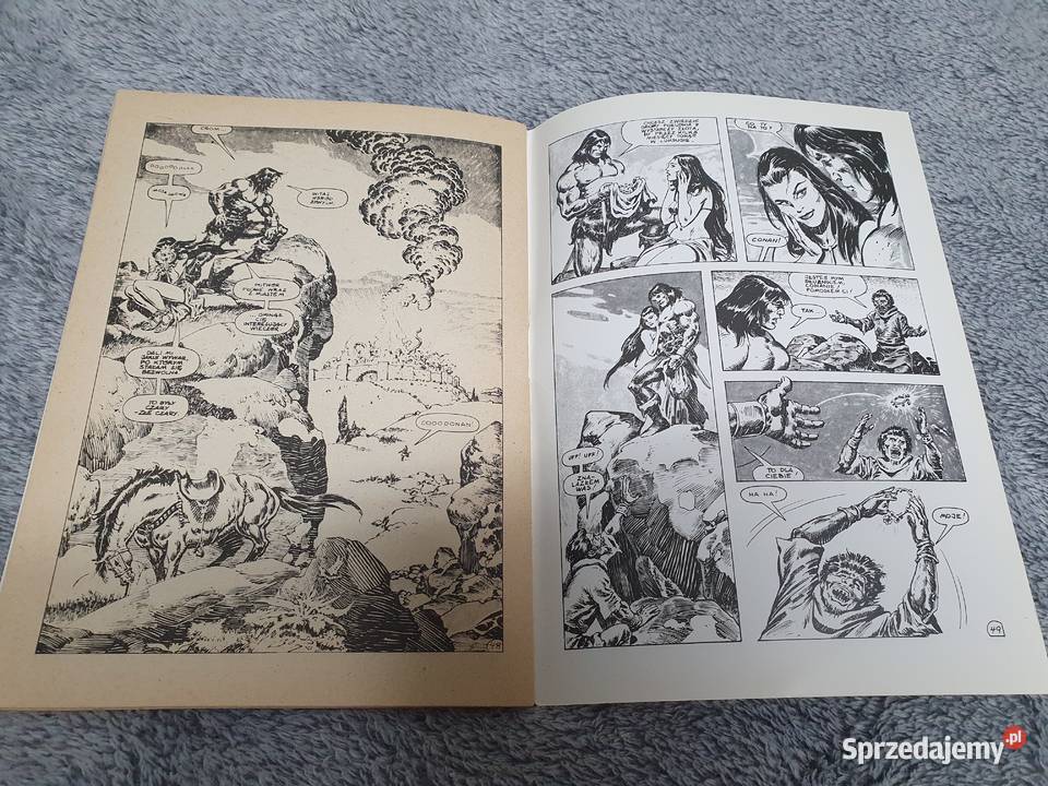 Conan zestaw 4 komiksów AS Editor 1990 Rok wydania 1990 Gdynia