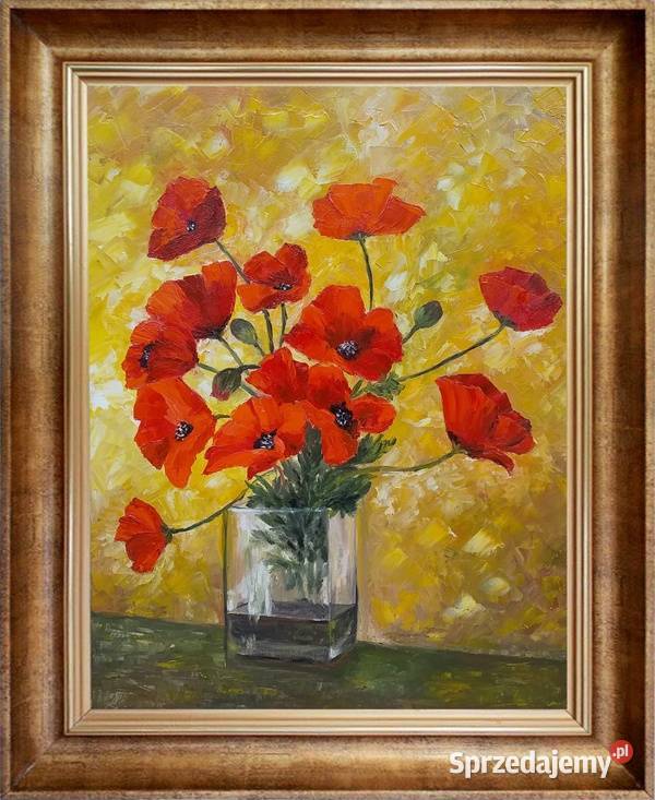 Obraz olejny Maki Lublin