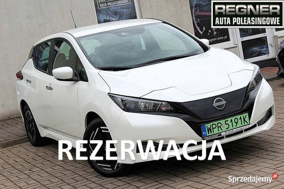 Nissan Leaf SalonPL FV23 40Khw NissanConnect garażowany mazowieckie Sokołów