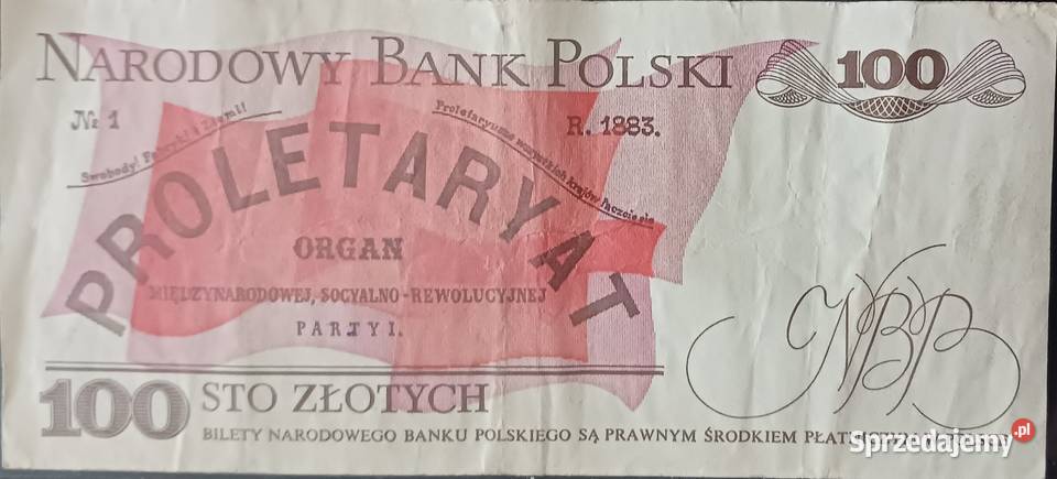 100 złotych 1XII1988 seria SZ Konin sprzedam