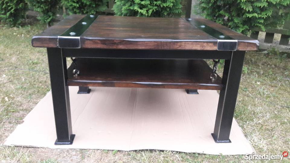 Industrialny Stolik kawowyŁawa Loft Warszawa