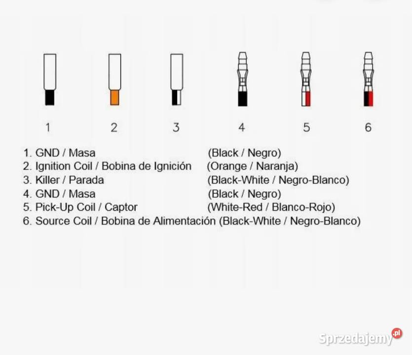 Moduł zapłonowy CDI komputer części Yamaha DT Gołaczewy