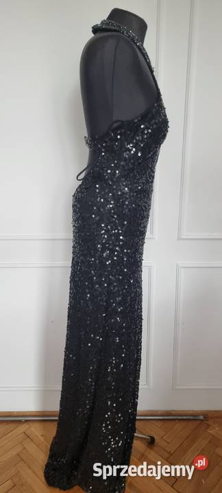 Sprzedam czarną cekinową sukienkę rozmiar 3840 Odzież damska Białystok
