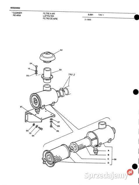 Fiat Hitachi FX250 katalog częsci zamiennych Kielce