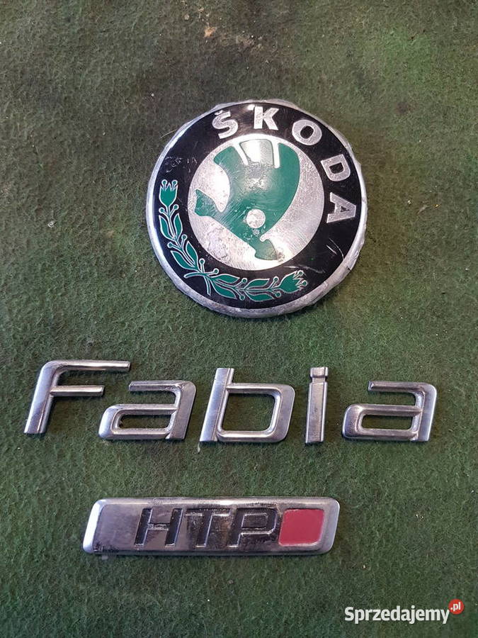 SKODA FABIA EMBLEMAT NAPIS LITERY HTP Rok produkcji 2008 Turek sprzedam