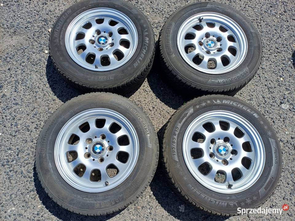 Felgi aluminiowe 15 BMW 5x120 opony zimowe 19565 Lubin
