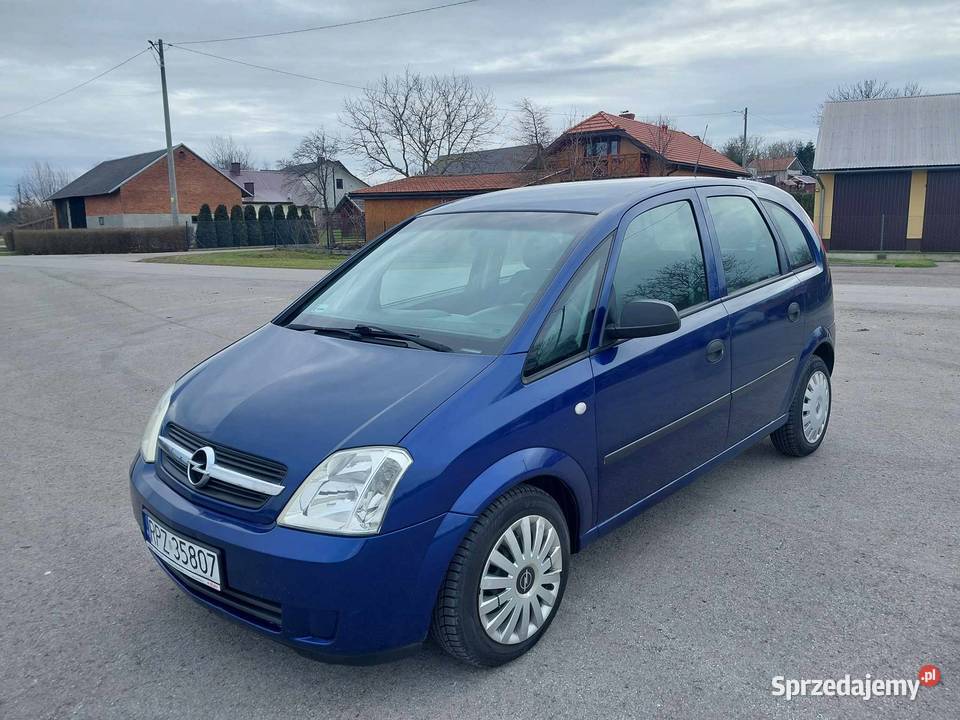 Opel Meriva 2005 16 benzyna Manualna Skrzynia manualna Przeworsk