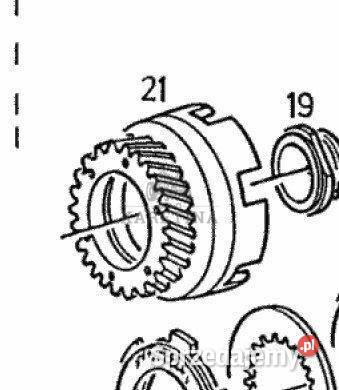 Deutz Fahr Agrostar 611 621 631 671 Koło Zębate Jastrzębniki
