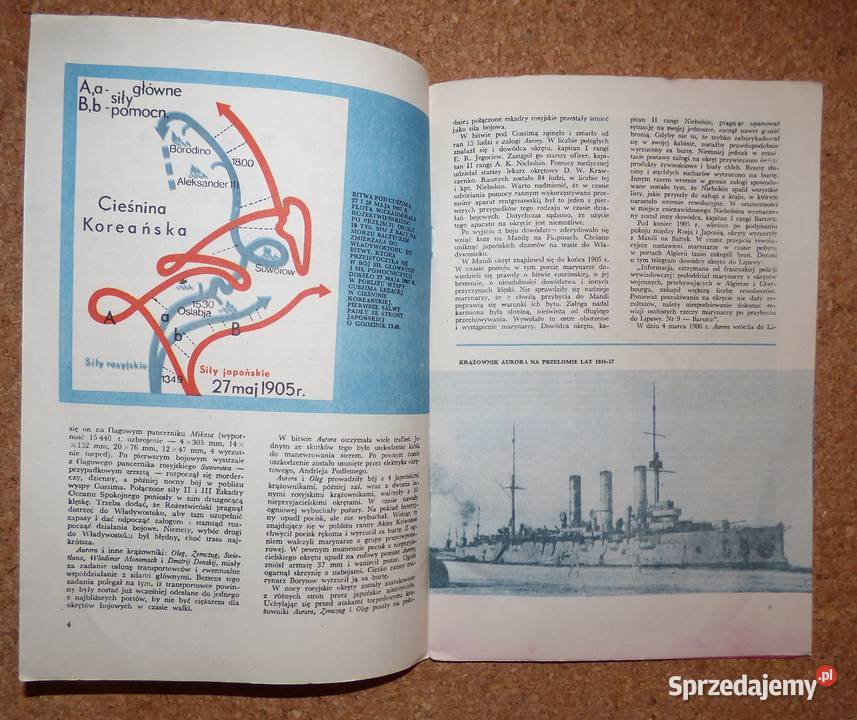 W Kuczera Krążownik Aurora militaria, broń, wojskowość mazowieckie