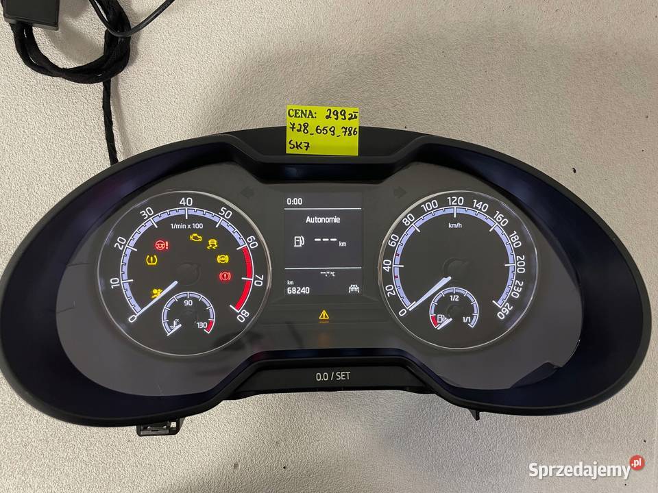 LICZNIK ZEGARY SKODA FABIA II III ROOMSTER sprzedam