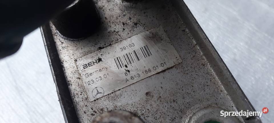 Chłodnica oleju mercedes w210 32 cdi A6131880101 Układ chłodzenia Zbąszyń