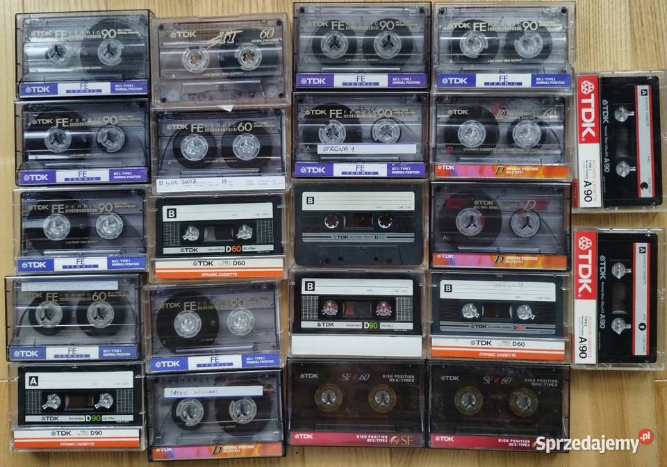 Kasety magnetofonowe używane pakiet 22 sztuki Płyty i kasety Warszawa