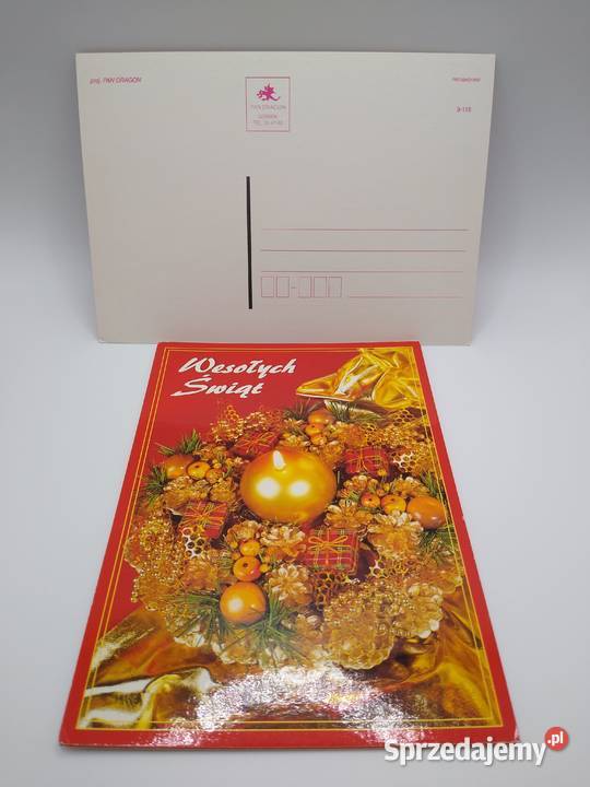 Kartka świąteczna Boże Narodzenie zestaw 10 Pan Gdańsk sprzedam