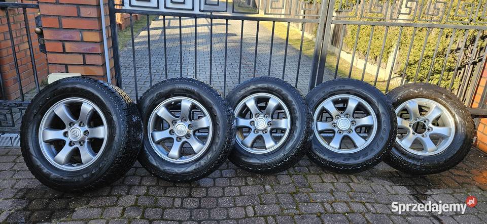 Komplet 5 kół Toyota Land Cruiser 265 65 R17 z śląskie Mysłowice sprzedam