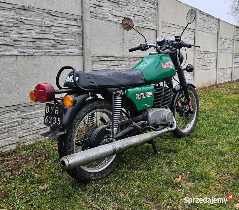 MZ ETZ 250 zarejestrowana Brzeg