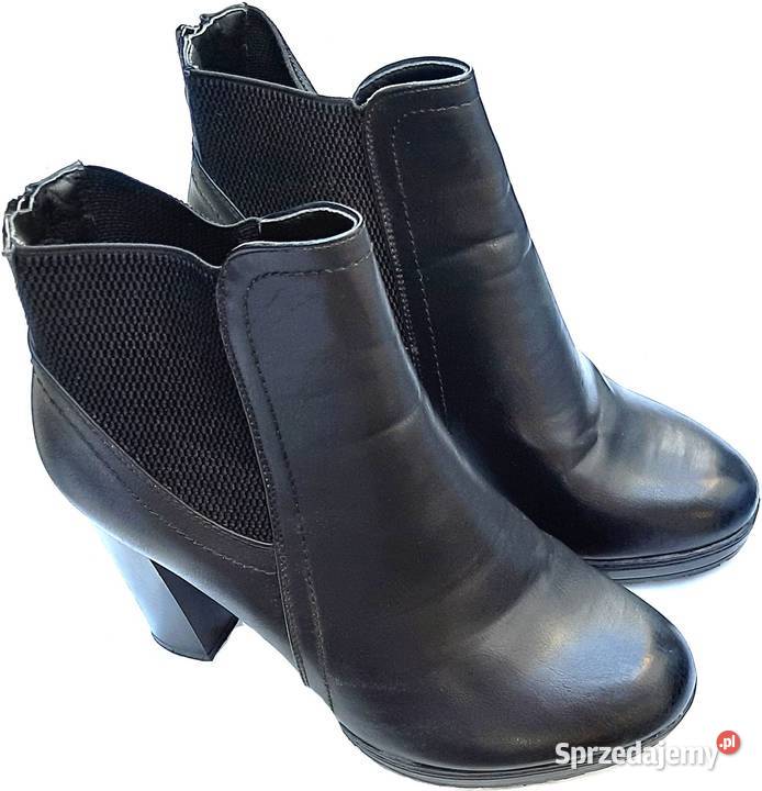 9 Botki damskie czarne obcas 105 stopa 25 Kayla Gaszowice
