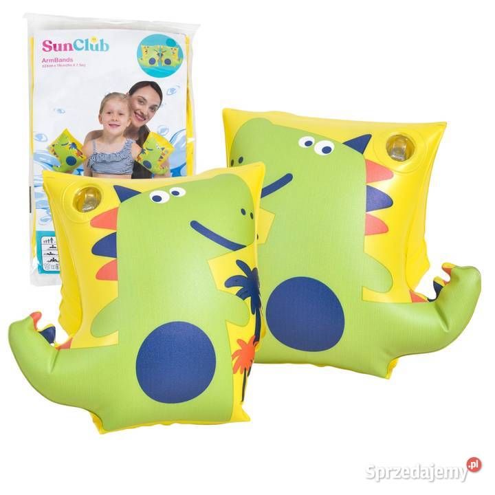 Dmuchane rękawki basenowe SUNCLUB dinozaur