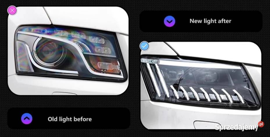 NOWE lampy przednie lampa przód Audi Q5 2008