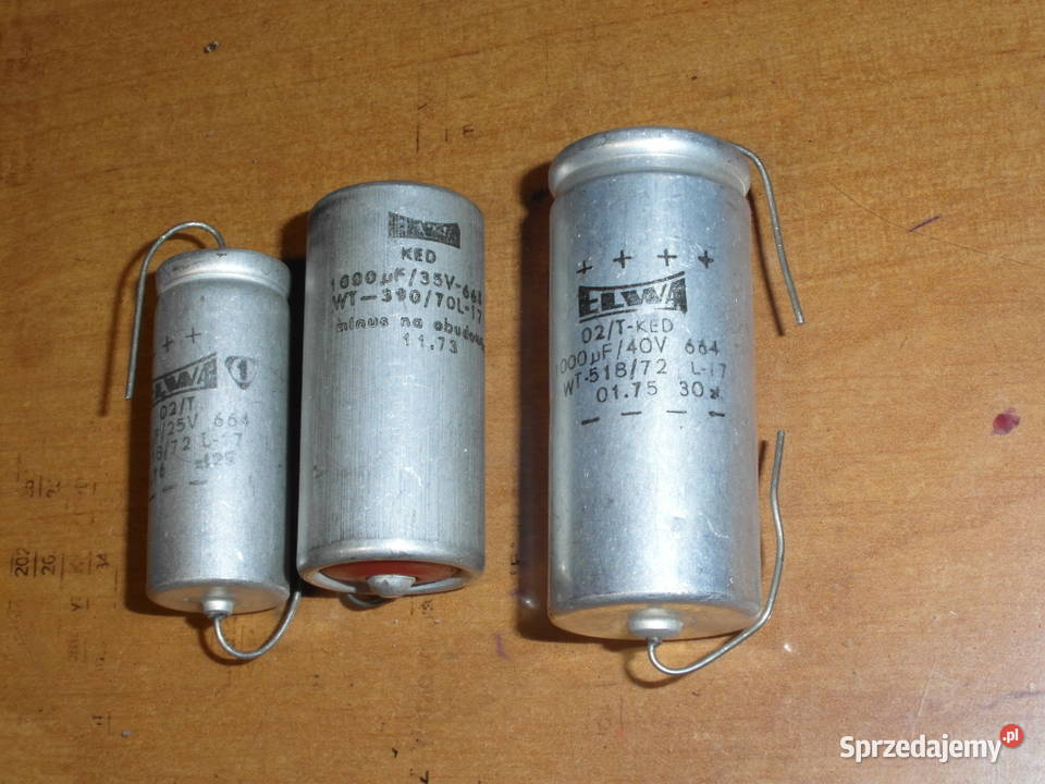Kondensator elektrolityczny 1000mikro Elwa Kraków