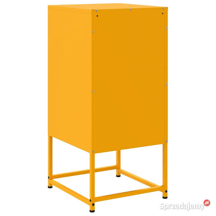 Szafki nocne 2 musztardowe 36x39x78 stal Warszawa sprzedam
