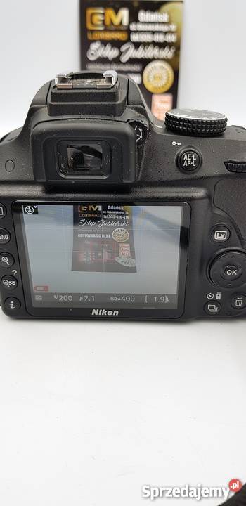 Lustrzanka cyfrowa NIKON D3300 18105mm VR ok Aparaty Gdańsk