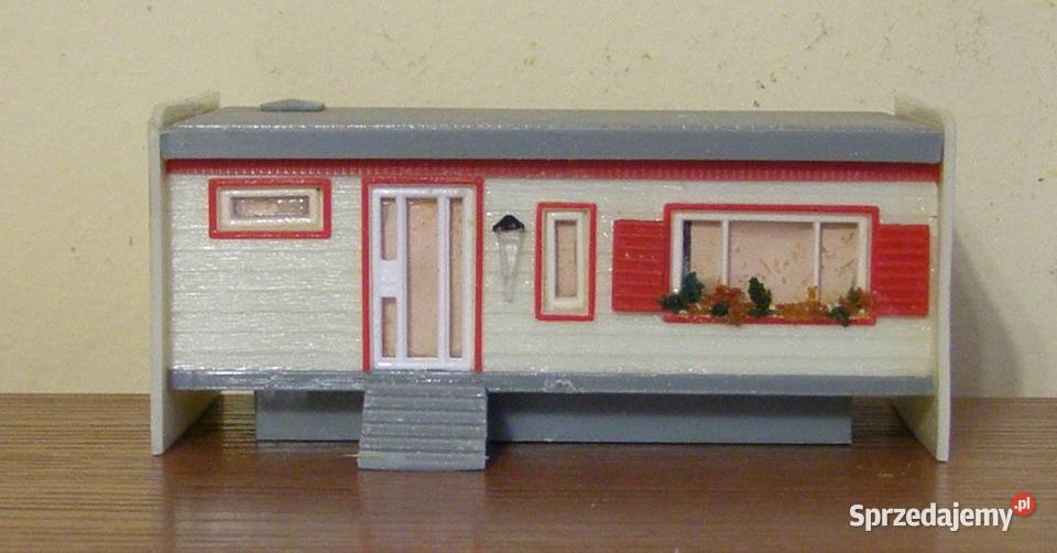 Domek na makietę 18 kolejka skala TT Łódź