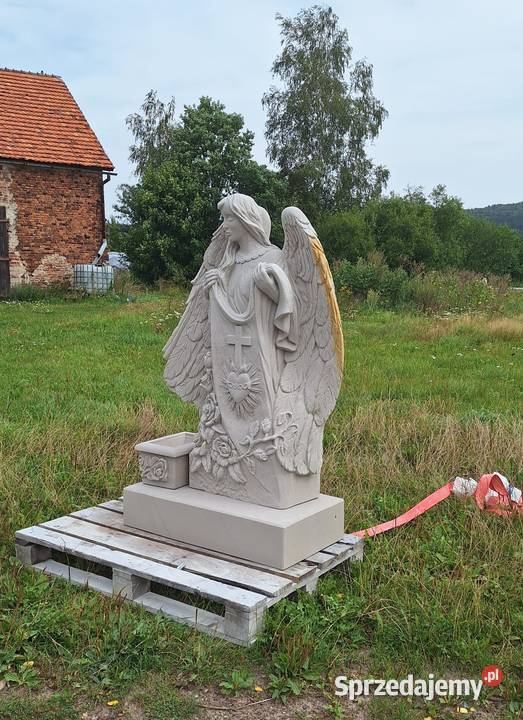 Piękny Anioł z kamienia Jedyny egzemplarz