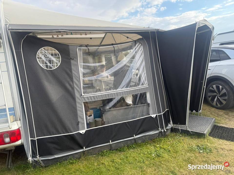 przyczepa kempingowa HOBBY ŁÓŻKA PIĘTROWE Międzybrodzie Bialskie sprzedam