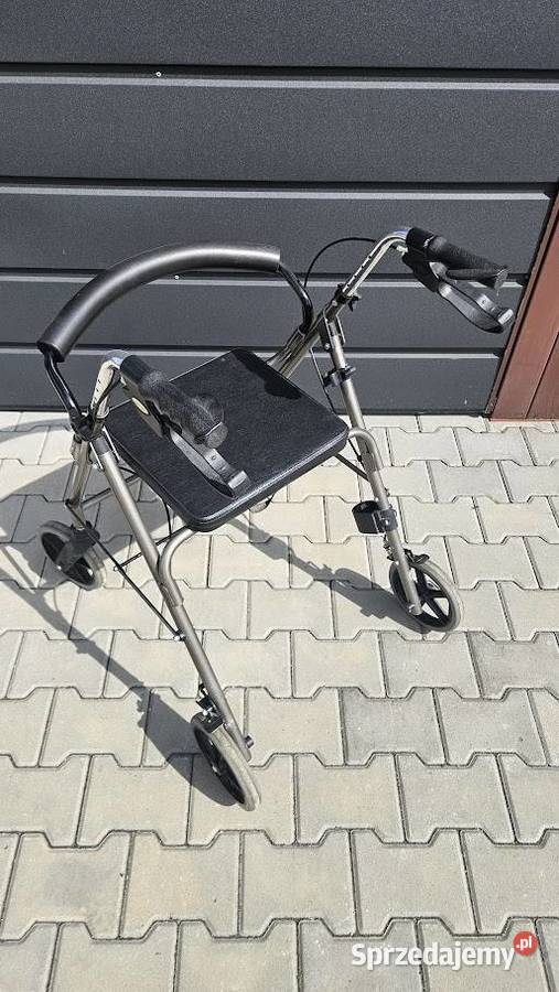 Chodzik starszych osób Aluminiowa podpórka Kędzierzyn-Koźle