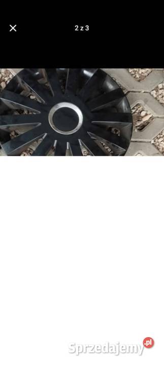 Kołpaki uniwersalne Premium czarne 17 pomorskie sprzedam