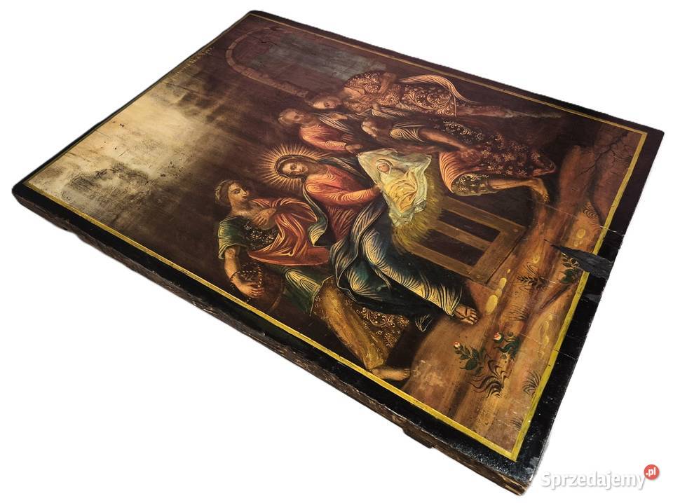 Ikona Narodzenie Jezusa Chrystusa 0468 Malarstwo mazowieckie Warszawa