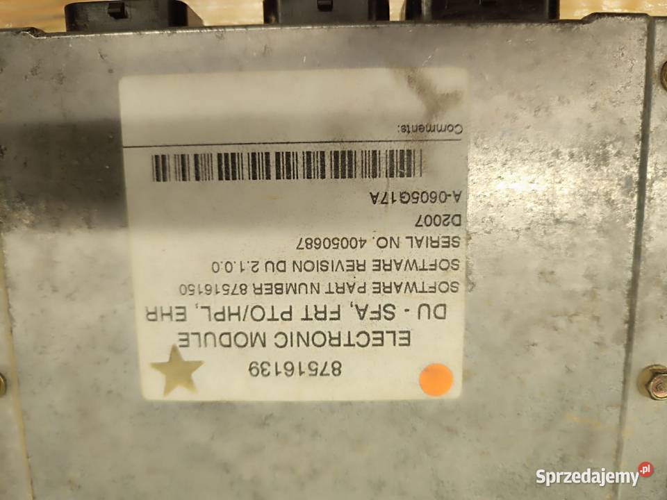 Sterownik EDC 87516139 HOLLAND T6060 Wilkowo