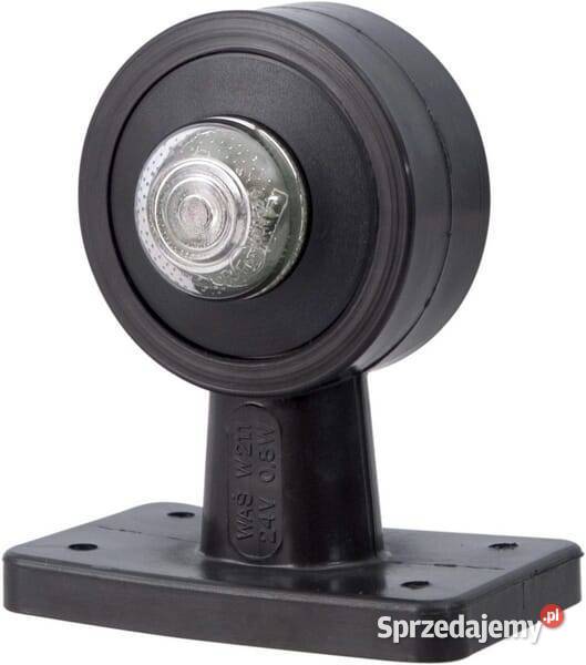 Lampa obrysowa LED okrągła 1224V przezroczysta Oświetlenie