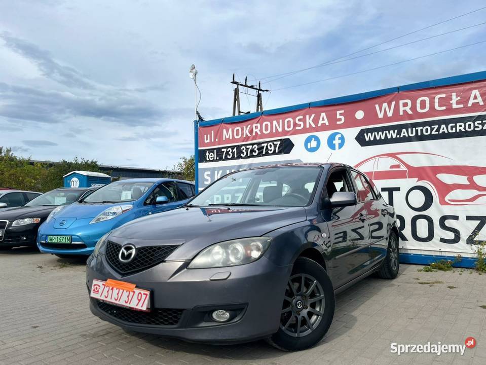 Mazda 3 16 Diesel 2007 Alufelgi Klima Zadbany dolnośląskie Wrocław