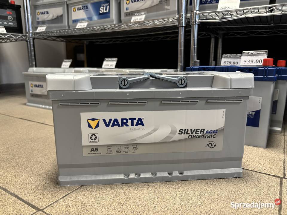 Akumulator 95ah 850a Varta A5 AGM Rok produkcji 2025 Zduńska Wola