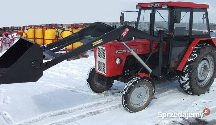 ŁadowaczeTUR 2 hydrauliczny do T25 Ursus Zetor