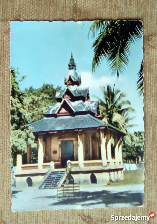 ŚWIĄTYNIA W WIENTIAN STOLICY LAOSU Pocztówki i karty telefoniczne Piszczac sprzedam
