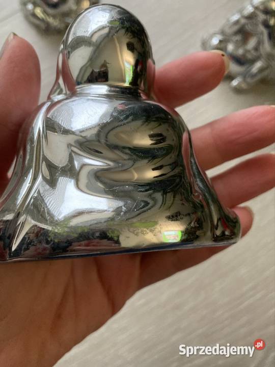 Trzy figurki Budda poza nie widzę nie słyszę nie