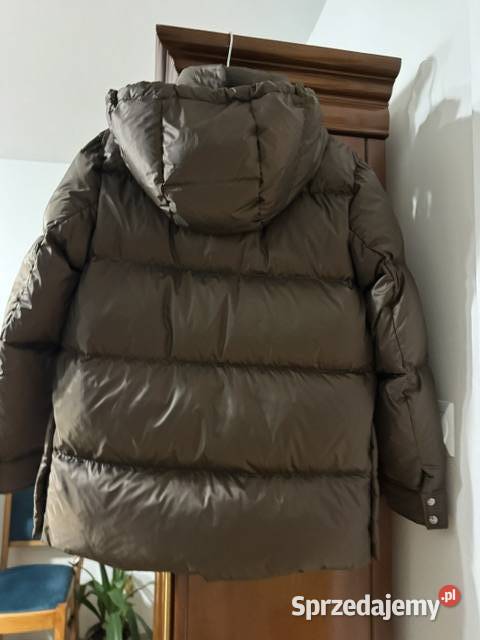Kurtka puchowa XS damska Massimo Dutti z Bez wzoru Częstochowa