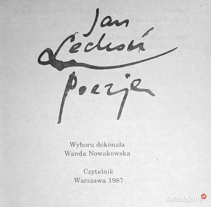 Poezje Jan Lechoń lubelskie Chełm
