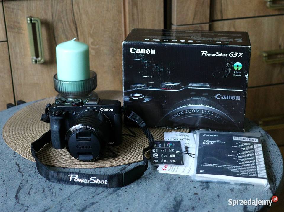 Canon PowerShot G3X 20 Mpixmatryca 1 25x optRAW łódzkie Pabianice