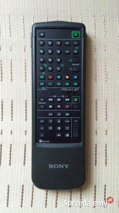 Oryginalny pilot Sony RM816 VCRMini Disc TV Opole