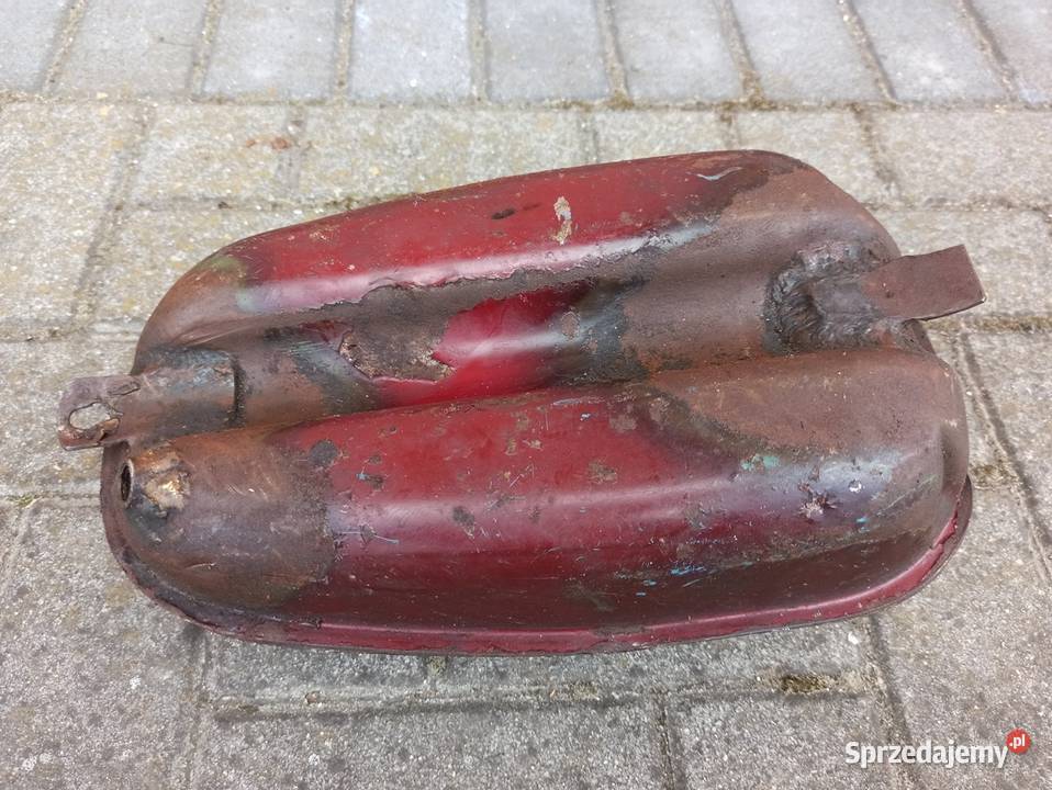 Zbiornik paliwa bak Komar Romet PRL bordowy