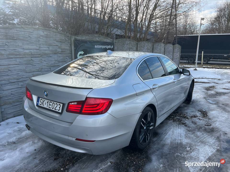 BMW 520D srebrny Sosnowiec