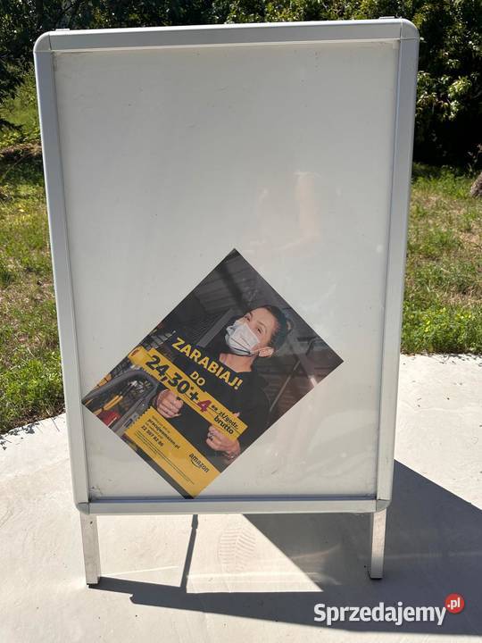 potykacz dwustronny na plakat 106x64 Szczecin