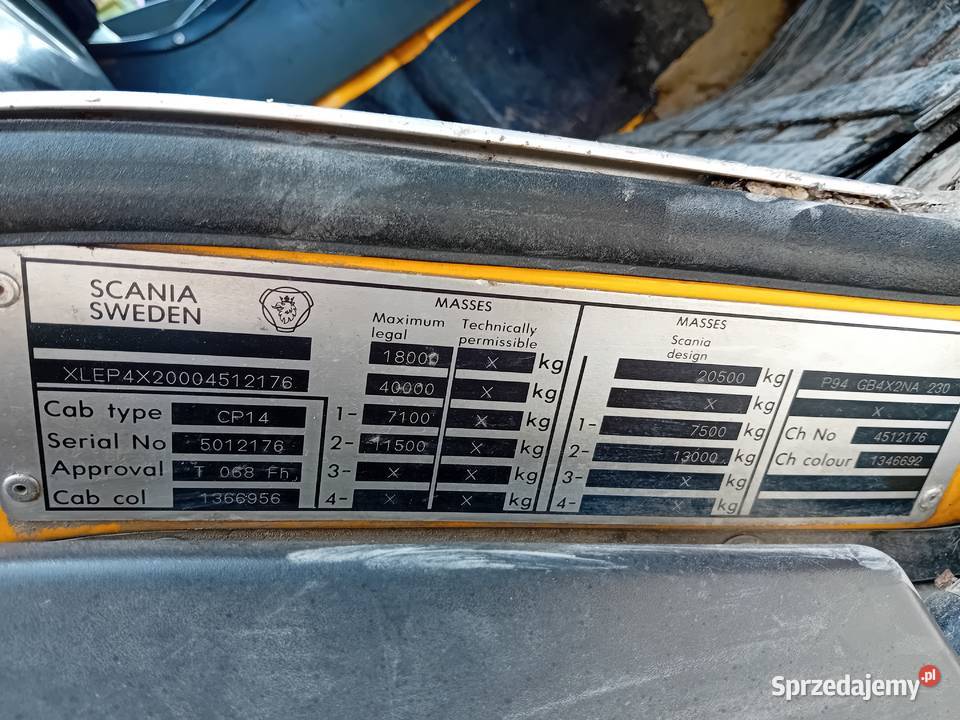 SCANIA śmieciarka łódzkie sprzedam