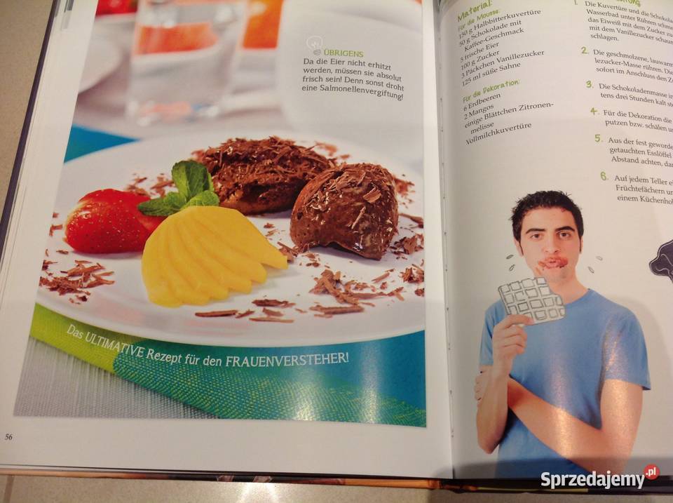 Książka z Potrawami Kulinaria Wydanie niemieckie twarda lubuskie Nowa Sól