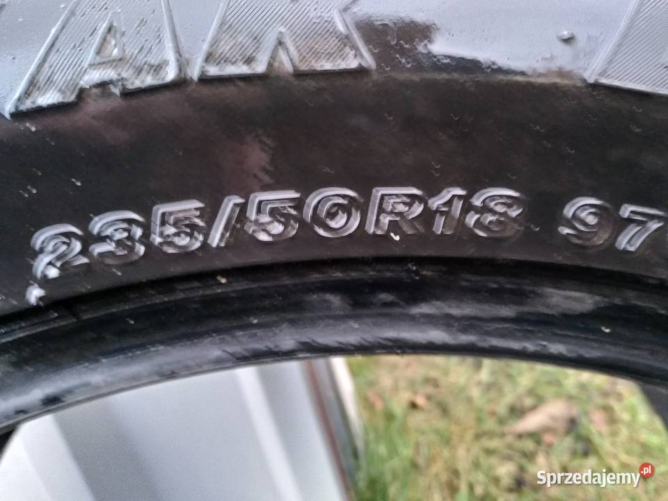Sprzedam opony zimowe 23550 r18 osobowe mazowieckie Żyrardów
